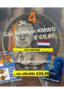 Coin- serie ' Five Knights' nr 4 Gijs Tuinman RMWO